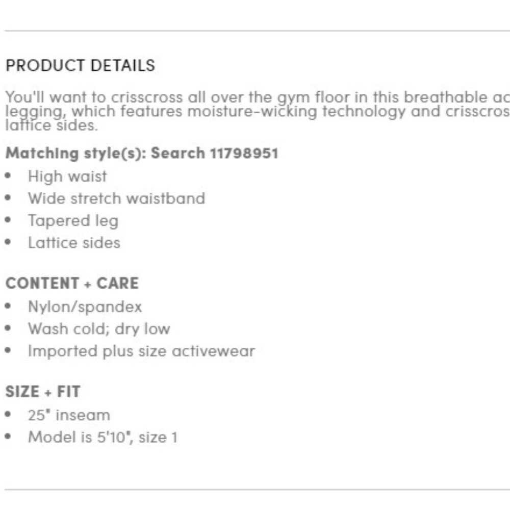 Torrid Size 4 Performance Core Crop Lattice Detai… - image 6